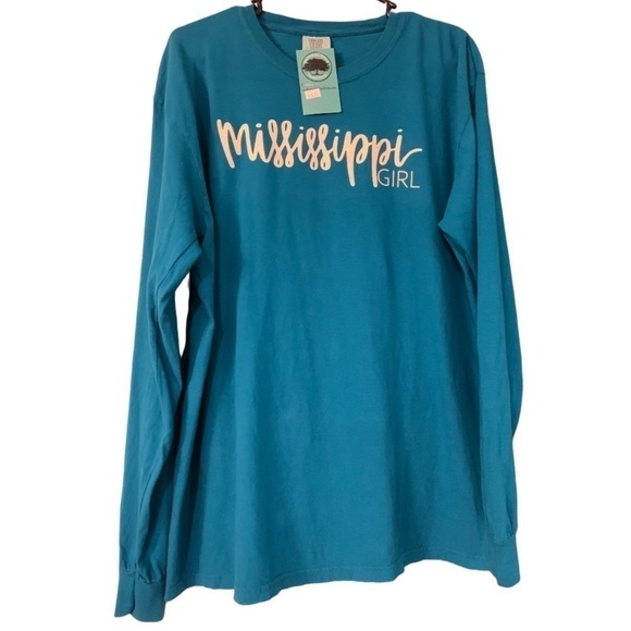 MISSISSIPPI Girl Southern Style Traditions Women’s Long Sleeve Tshirt - Picture 1 of 5